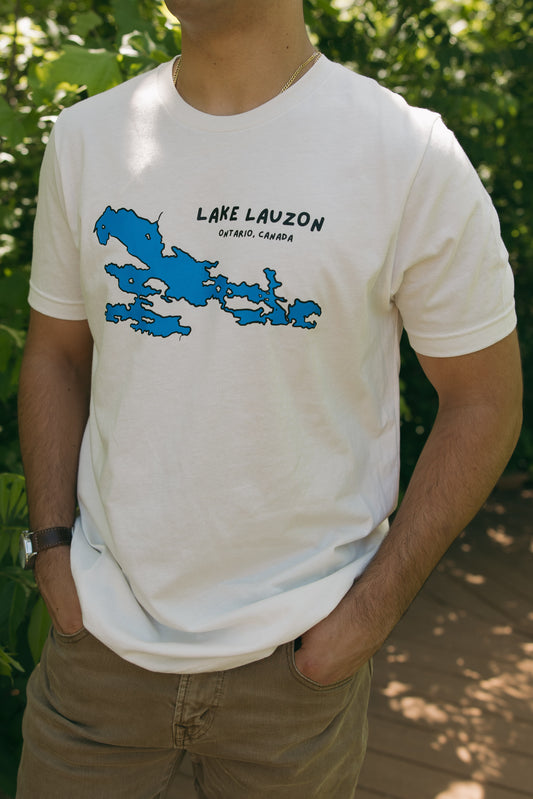 Lake Lauzon Map Shirt